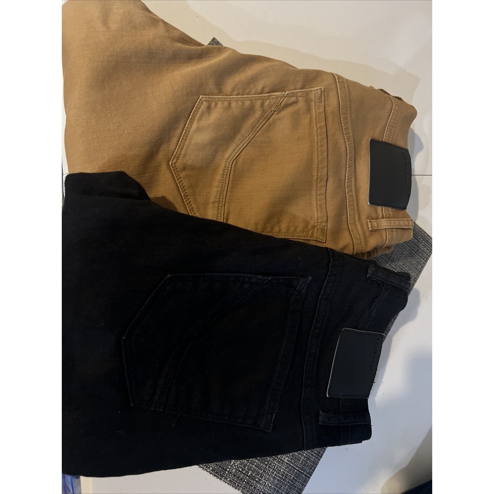 Empyre Size 32 ZUMIES relaxed Fit Skinny Jeans LOT OF 2. 1/BROWN & 1/BLACK.